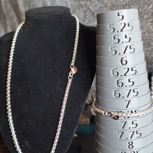 925 Necklace and Bracelet Set